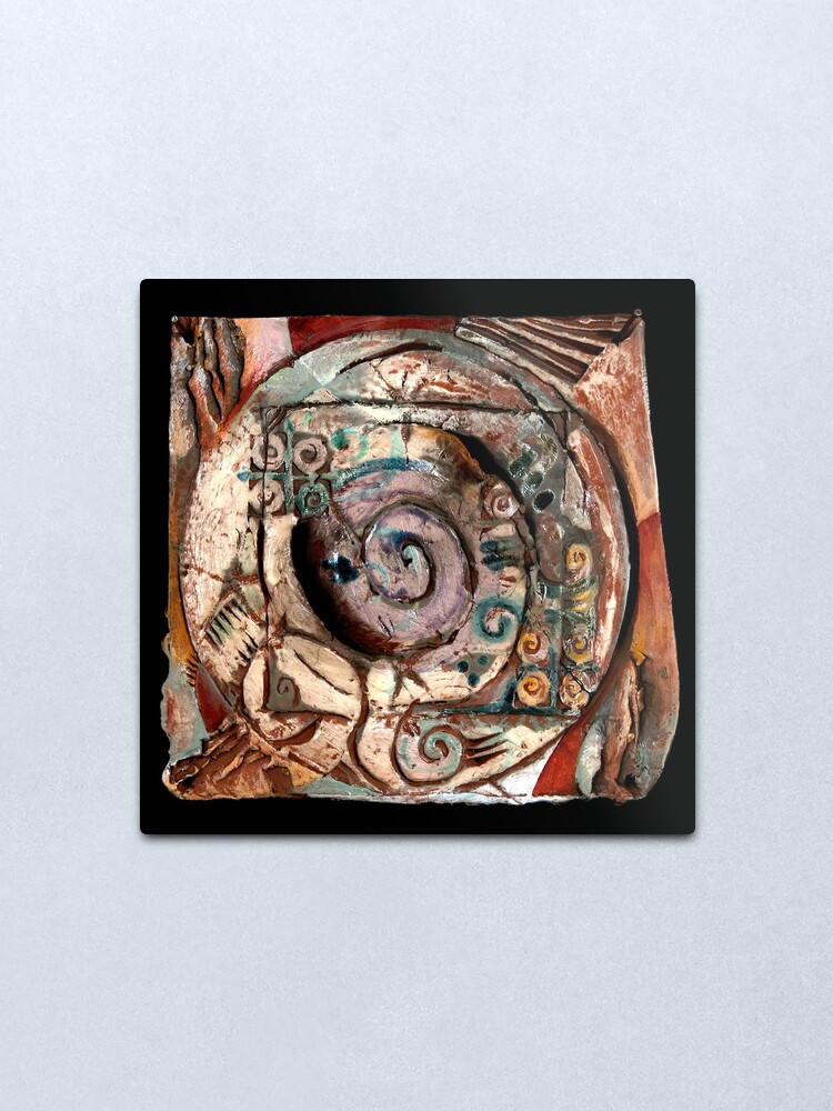 Alternate view of Centering Metal Print