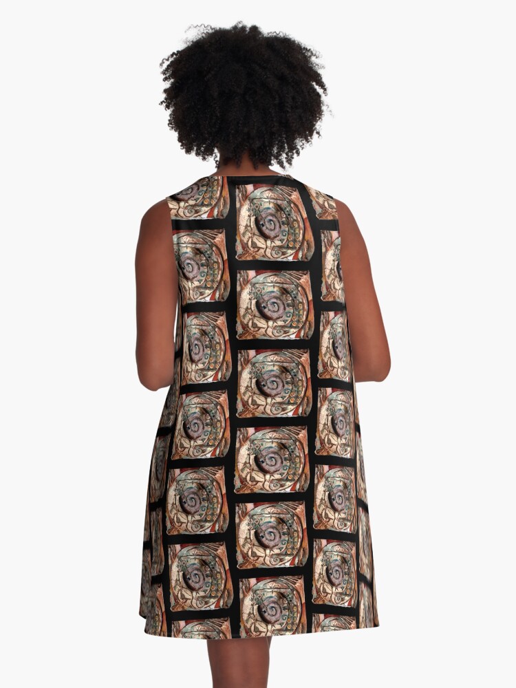 Thumbnail 3 of 4, A-Line Dress, Centering designed and sold by MonaShiber.