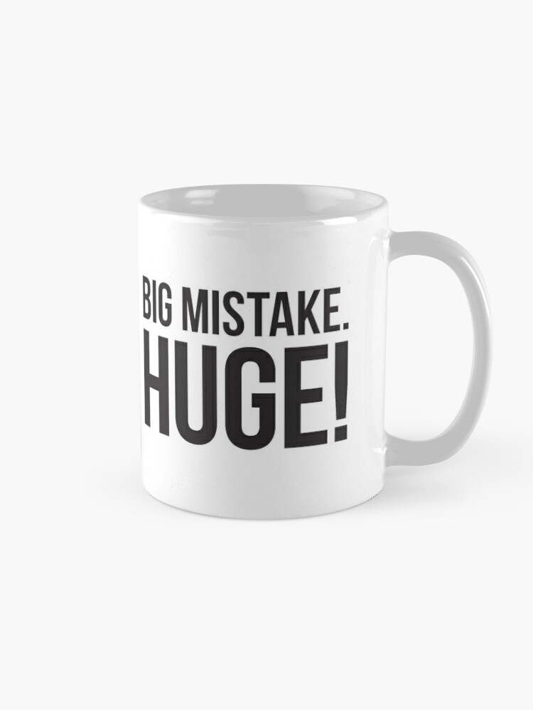 Large Giant Massive White Plain Coffee Mug - Biggest Mug In The