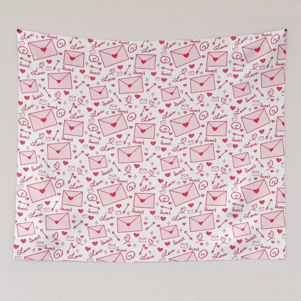 Item preview, Crushing Love Letters - Red/White designed and sold by Cats-And-Coffee.