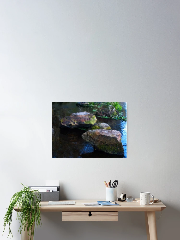 Thumbnail 2 of 3, Poster, River Rocks designed and sold by Rick  Bender.