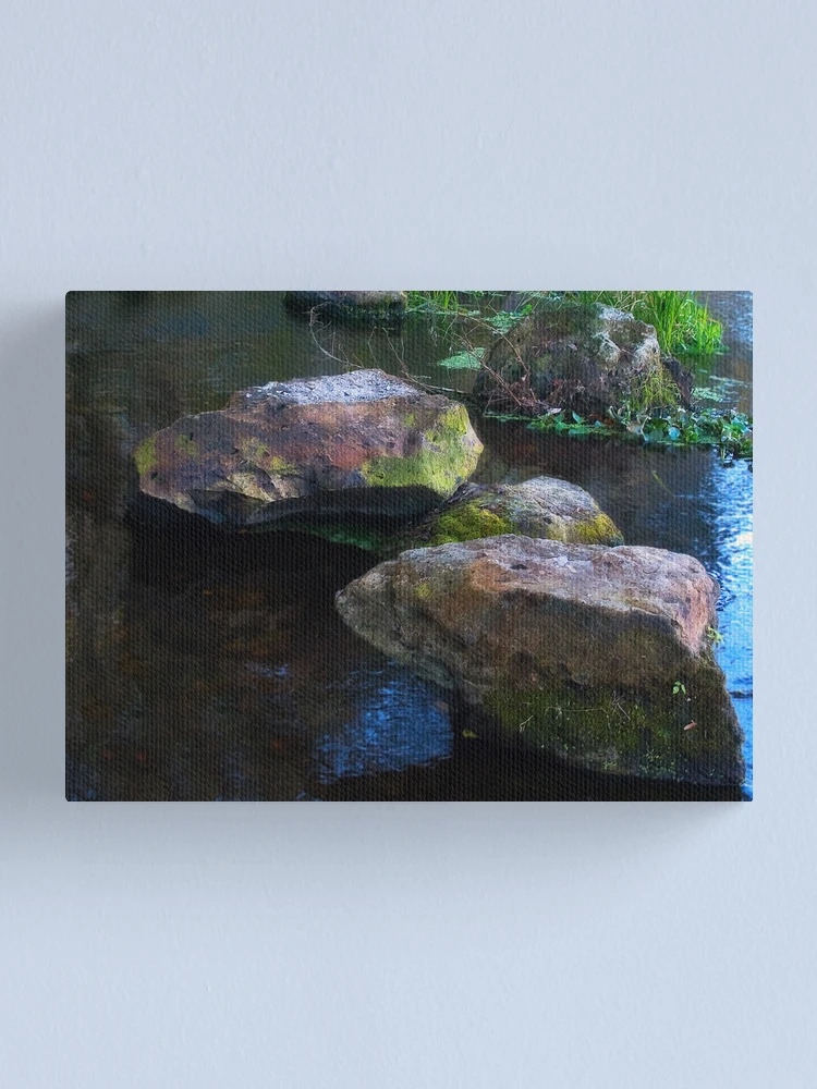 Imagen 1 de 3, Lienzo con la obra River Rocks, diseñada y vendida por Rick Bender.