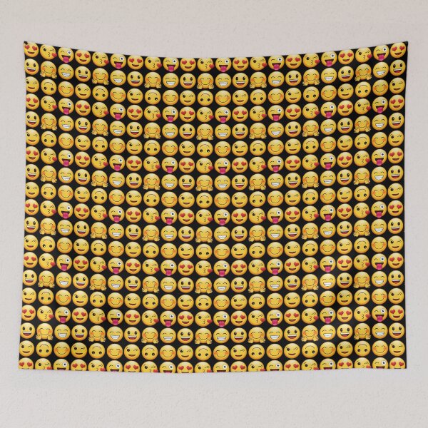 Item preview, Emojis: love, wink, hug, smile, flirt, upside down, grin designed and sold by nopemom.