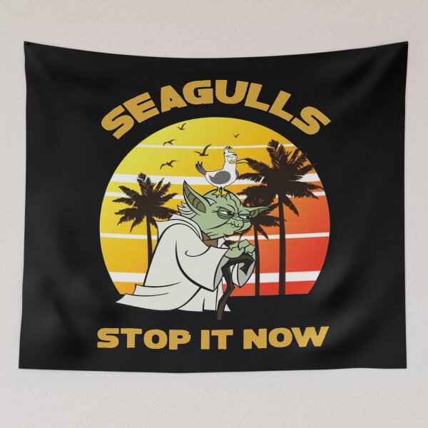 Item preview, Seagulls Stop It Now Vintage Retro designed and sold by colorfull751.