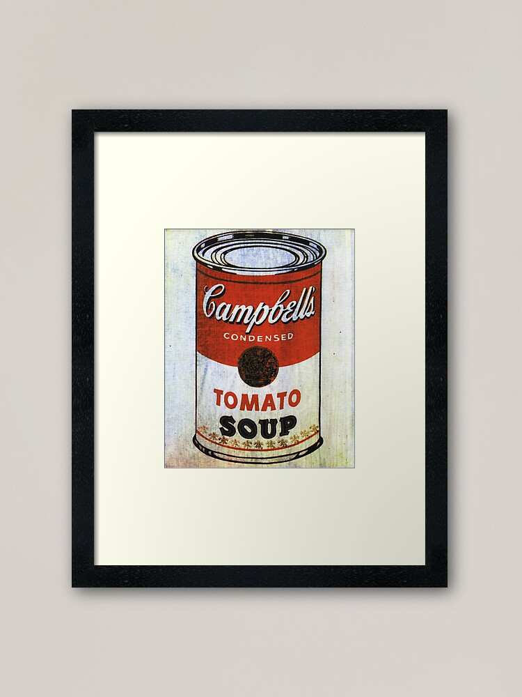 Andy Warhol 32 Campbells Suppendosen Gerahmter Kunstdruck Von Gigiiart Redbubble