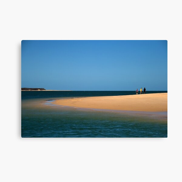 Beach Walk at Inskip Point Canvas Print