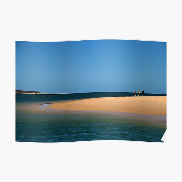 Beach Walk at Inskip Point Poster