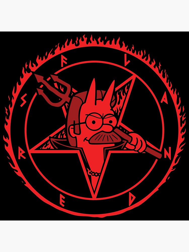 devil flanders glow in the dark