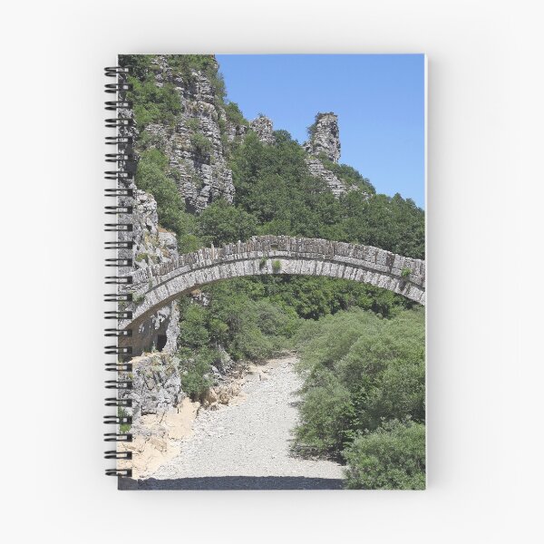 Item preview, kokkori old stone bridge landscape Zagoria Greece designed and sold by goceris.
