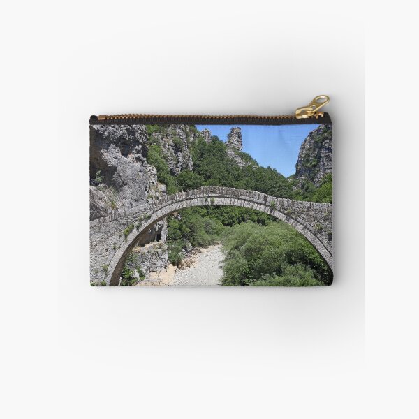 Item preview, kokkori old stone bridge landscape Zagoria Greece designed and sold by goceris.