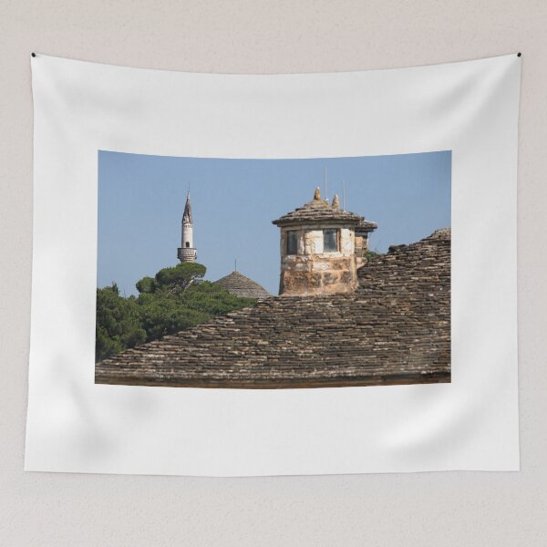Item preview, Mosque and old stone roof Ioannina Greece designed and sold by goceris.