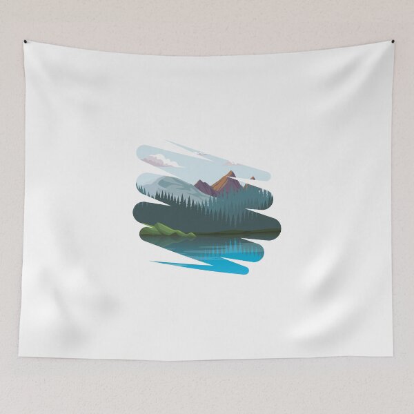 Item preview, Landscape with even more mountains designed and sold by Speiky.