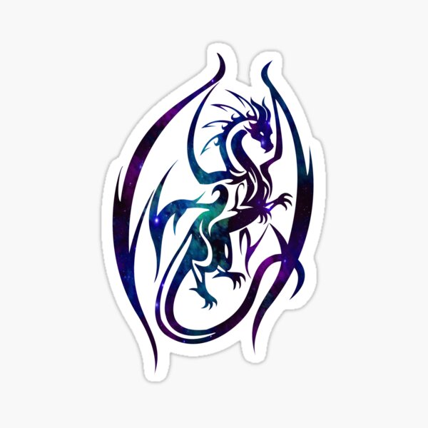 Item preview, Dragon Silhouette - Galaxy 1 designed and sold by CynderMizuki.