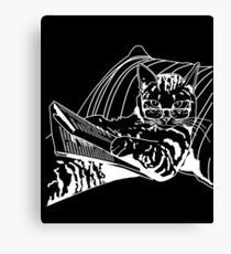 your late Funny Gift idea for Cat Lovers Canvas Print