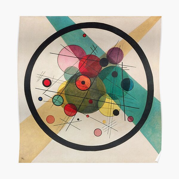 Cercles Dans Un Cercle 1923 Poster