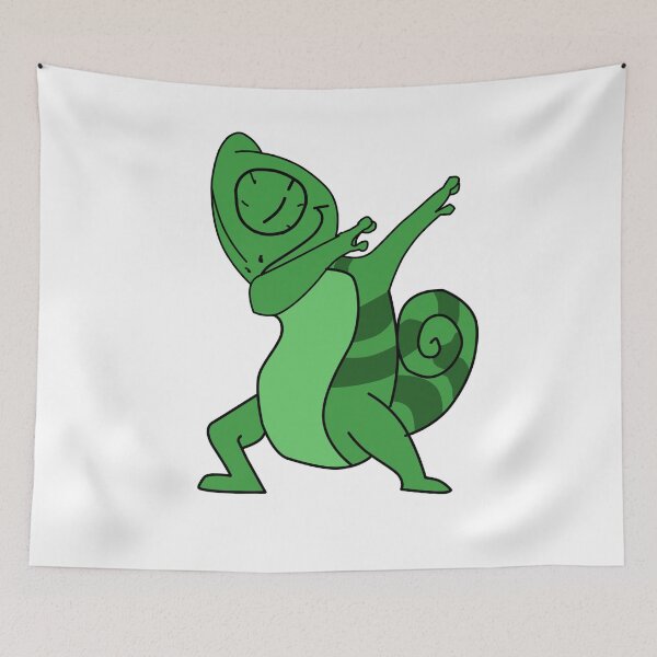Item preview, cool dabbing Chamäleon for dancer Gift idea for Dabber designed and sold by elnino8.