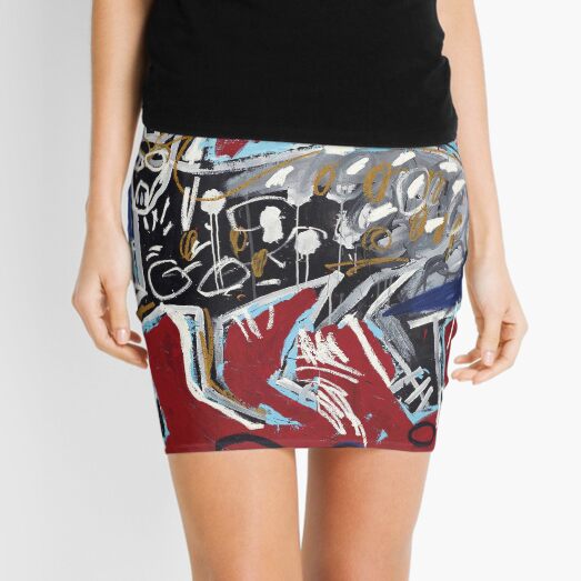 Baquiat dog Mini Skirt