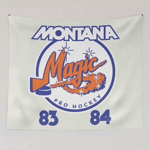 Item preview, Montana Magic Defunct Vintage CHL Hockey Logo 1983 1984 designed and sold by TheHockeyStore.