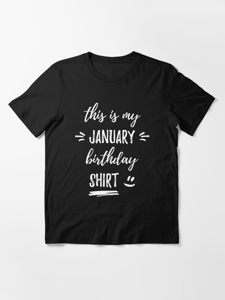 Disover This Is My February Birthday Shirt Funny Bday T-Shirt Gift Essential T-Shirt