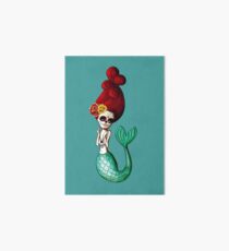 El Dia de Los Muertos Mermaid Art Board