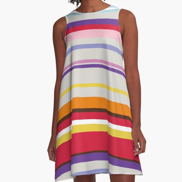 robe rayure horizontale