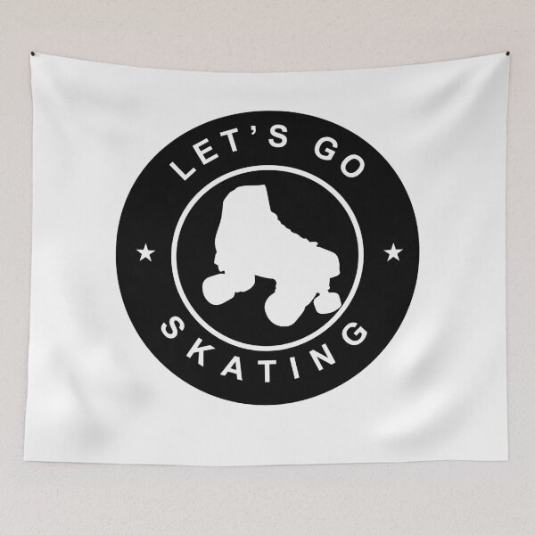 Item preview, Let's go skating (black) designed and sold by EleYeah.