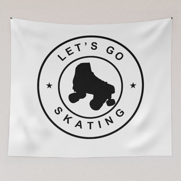 Item preview, Let's go skating (white) designed and sold by EleYeah.