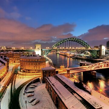 Artwork thumbnail, Newcastle in winter by tontoshorse