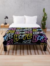 Bape Stars Throw Blanket