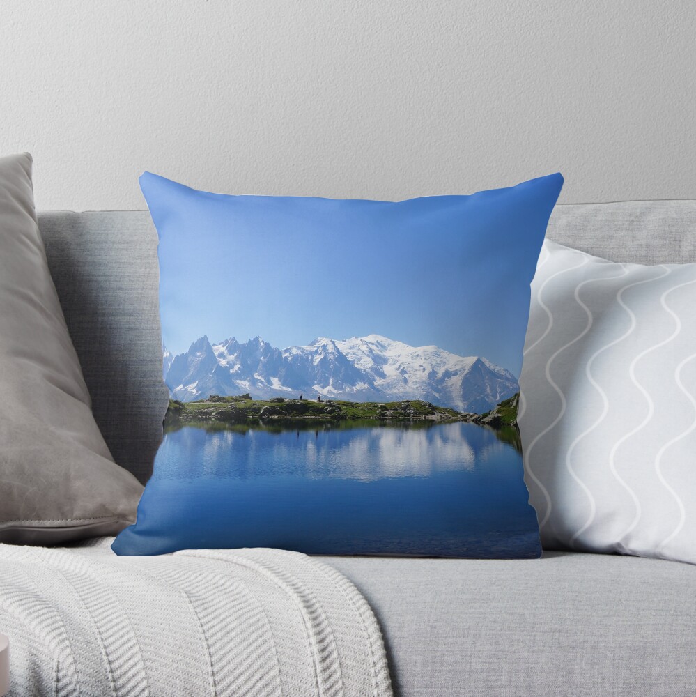 Mont Blanc Throw Pillow