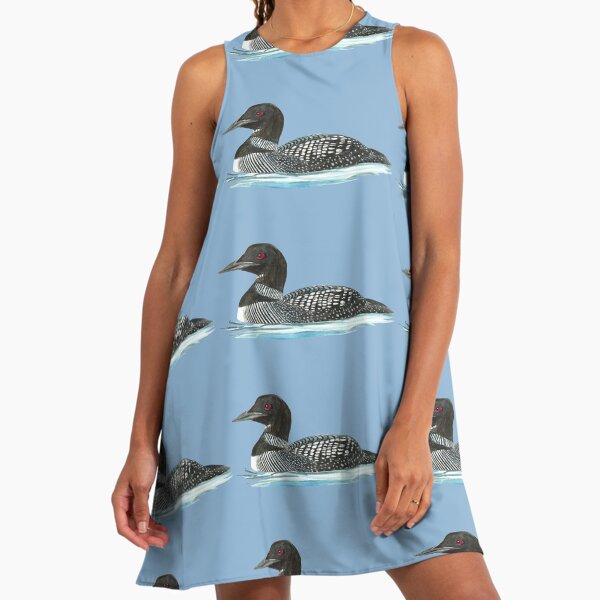 Common Loon" A-Line Dress for Sale by adziegiel | Redbubble