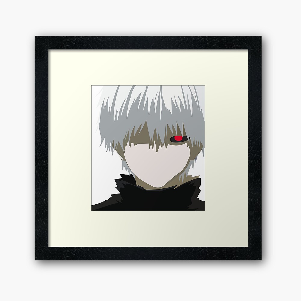 Kaneki Ken Framed Art Print By Susuyachan Redbubble