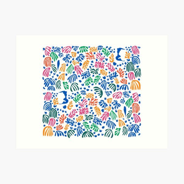 Matisse Colorful Pattern #1 Art Print