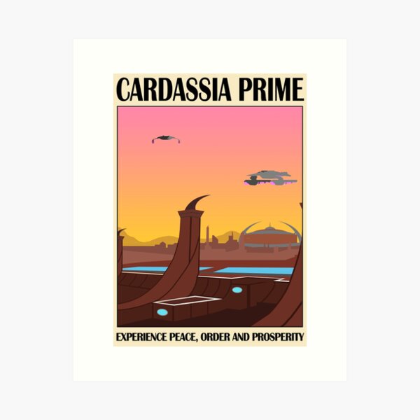 Item preview, Travel Poster (Cardassia) designed and sold by AFFPrints.