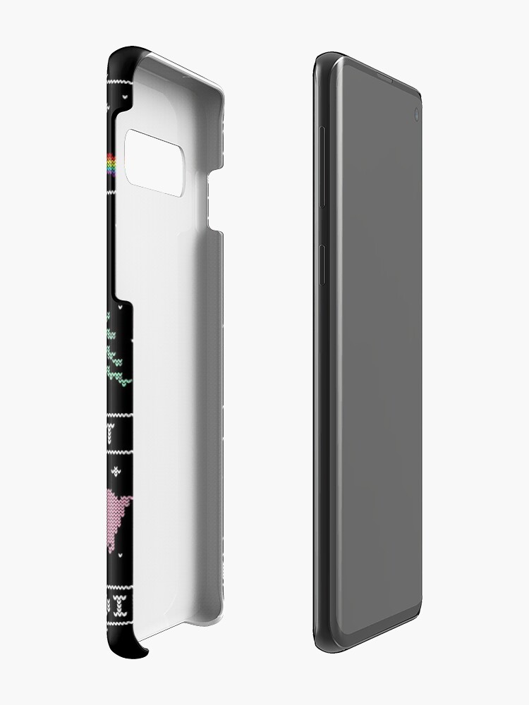 Alternate view of Hey Yule - Pink Christmas Case & Skin for Samsung Galaxy
