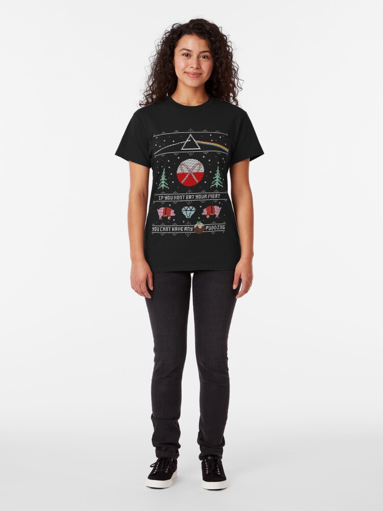 Alternate view of Hey Yule - Pink Christmas Classic T-Shirt