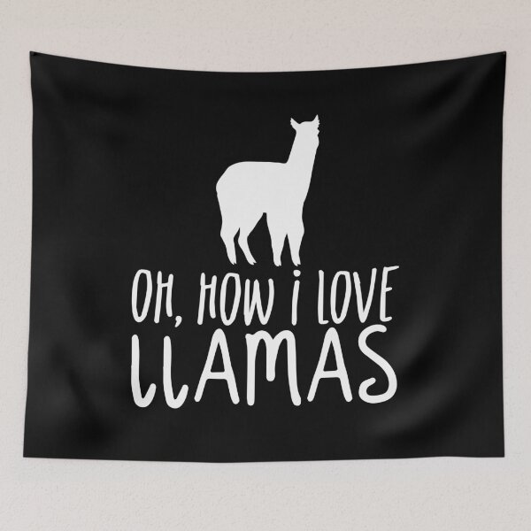 Item preview, Oh how I love llamas designed and sold by jazzydevil.