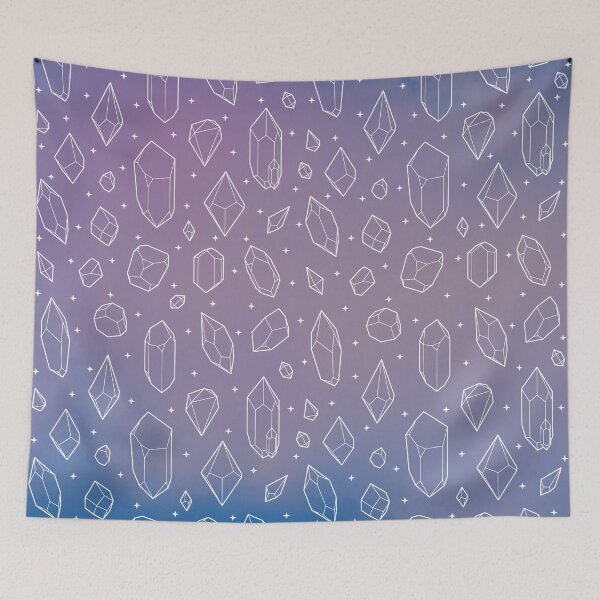 Item preview, Crystals (Lilac) designed and sold by Studio Vickn.