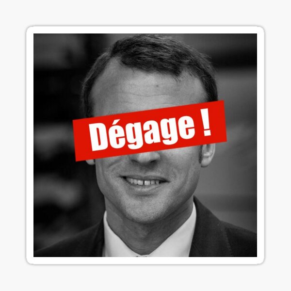 Macron dégage ! Sticker