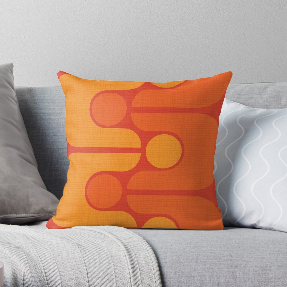 Golden Oldie Throw Pillow