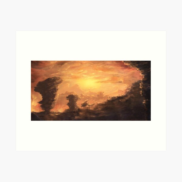 Sonnenuntergang Art Print