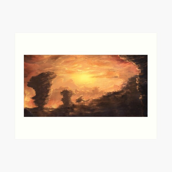 Sonnenuntergang Art Print