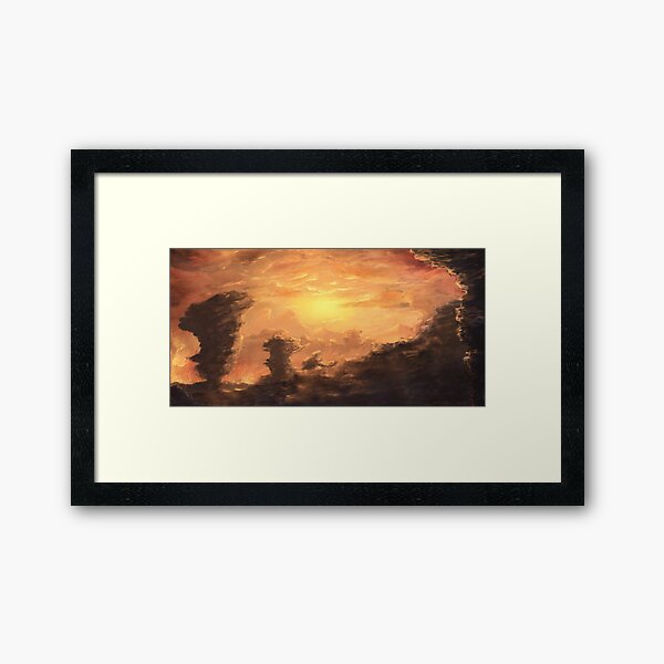 Sonnenuntergang Framed Art Print