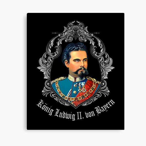 KING LUDWIG II OF BAVARIA Canvas Print