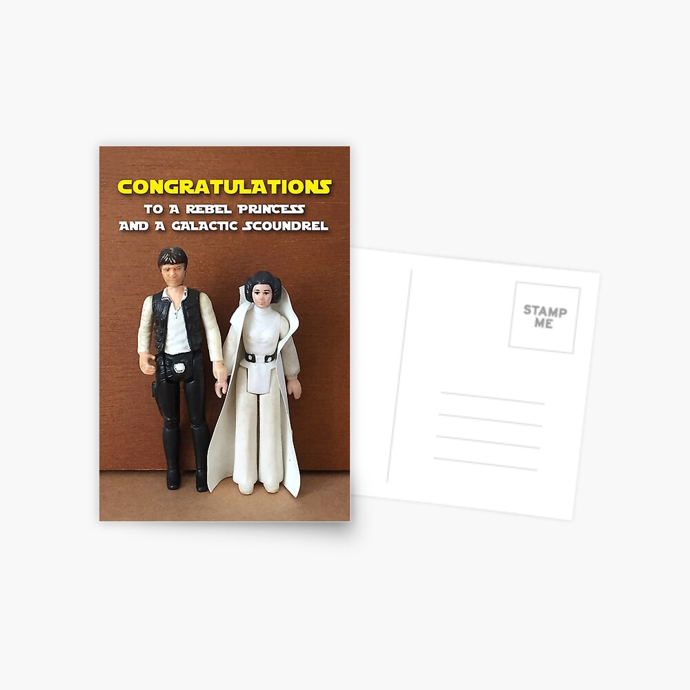 CONGRATULATIONS REBEL PRINCESS AND SCOUNDREL Greeting Card