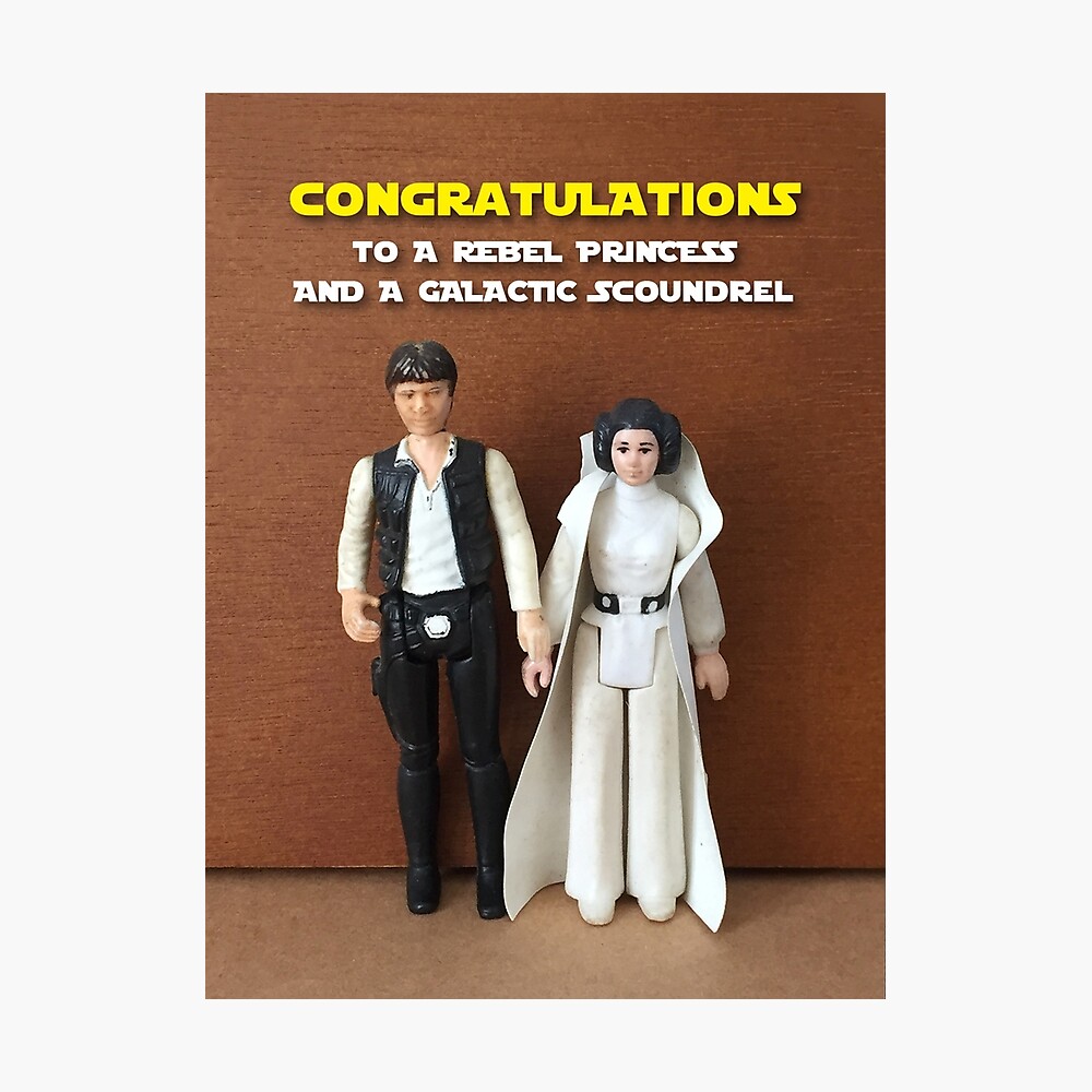 CONGRATULATIONS REBEL PRINCESS AND SCOUNDREL Greeting Card