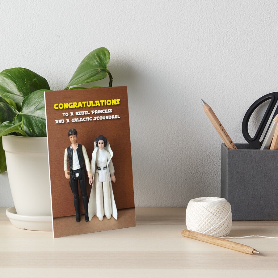 CONGRATULATIONS REBEL PRINCESS AND SCOUNDREL Greeting Card
