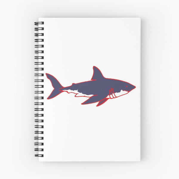Item preview, Great (Red) White (and Blue) Shark designed and sold by Salt & Keep.
