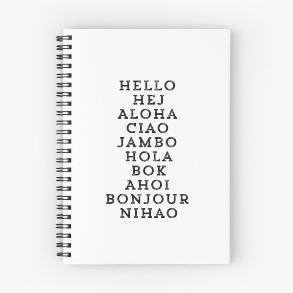 Item preview, Hello Languages Word Typo Shirt Gift designed and sold by beautifulshirts.