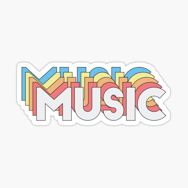 Electronic Dance Music Tumblr Stickers Redbubble